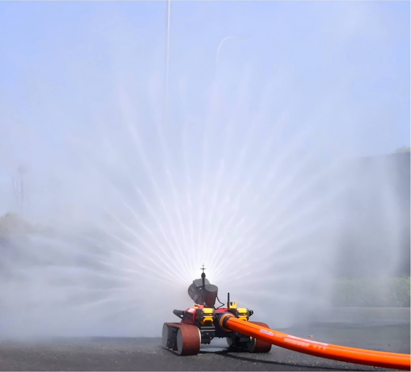 随车速攻消防灭火机器人